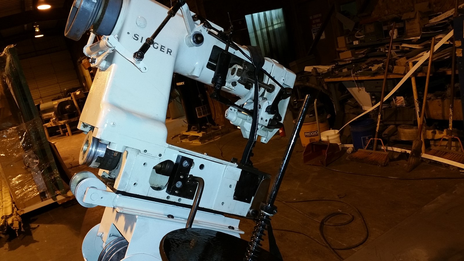 Finished rebuilt tape edge machine